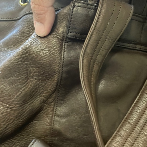 Boulder Ridge drawstring leather backpack. - Picture 11 of 11